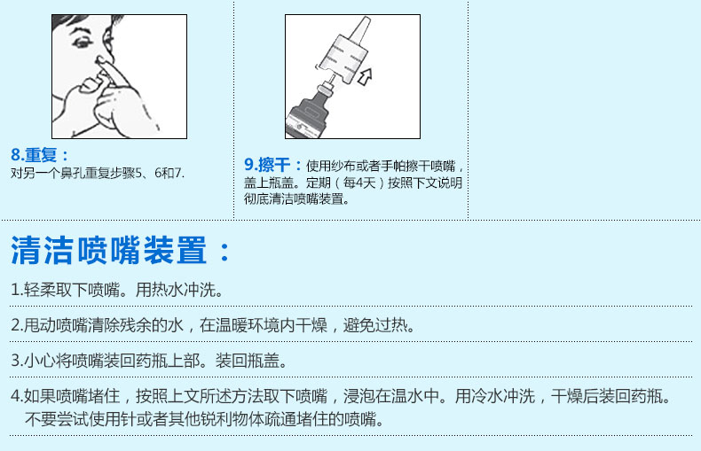 内舒拿 糠酸莫米松鼻喷雾剂 50μg*60揿